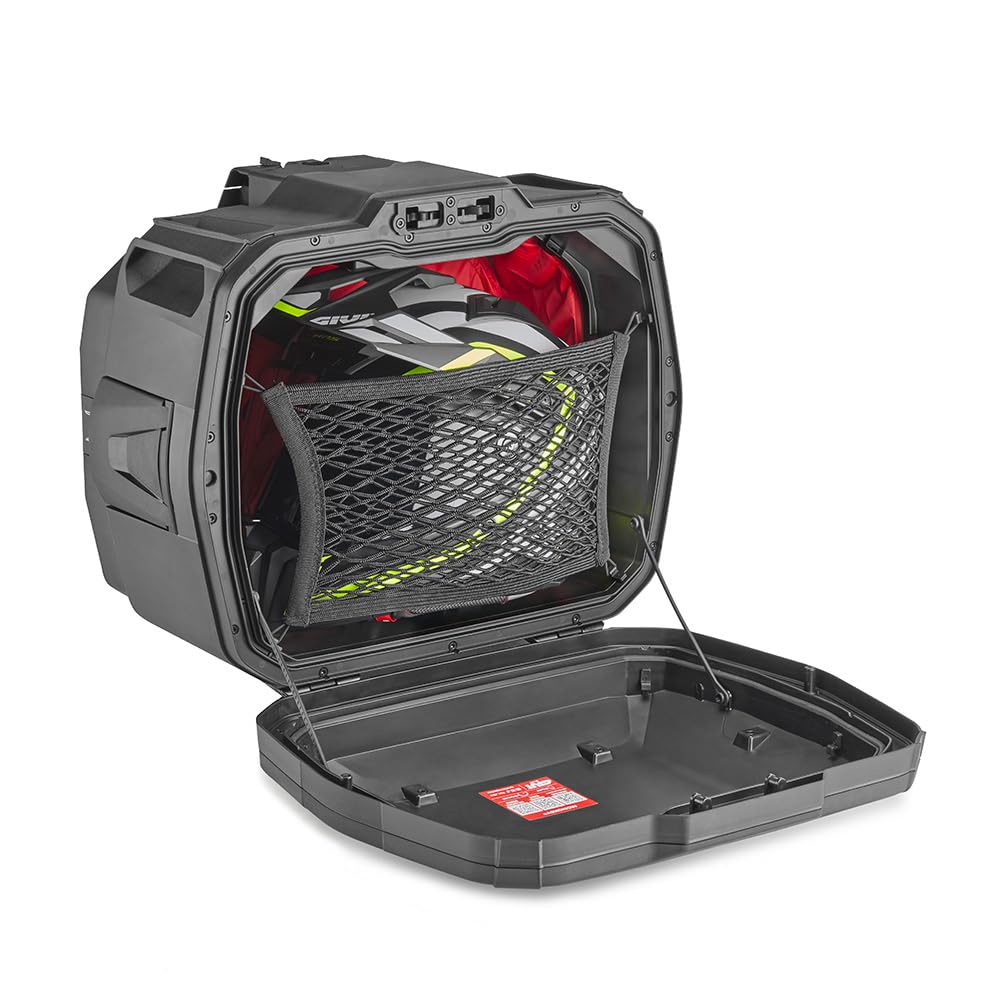 Generico XP01PBA XSPACE VALIGIA BAULETTO ESPANDIBILE compatibile con GIVI PIASTRE E SUPPORTI MONOKEY MOTO SCOOTER 27/36 LT