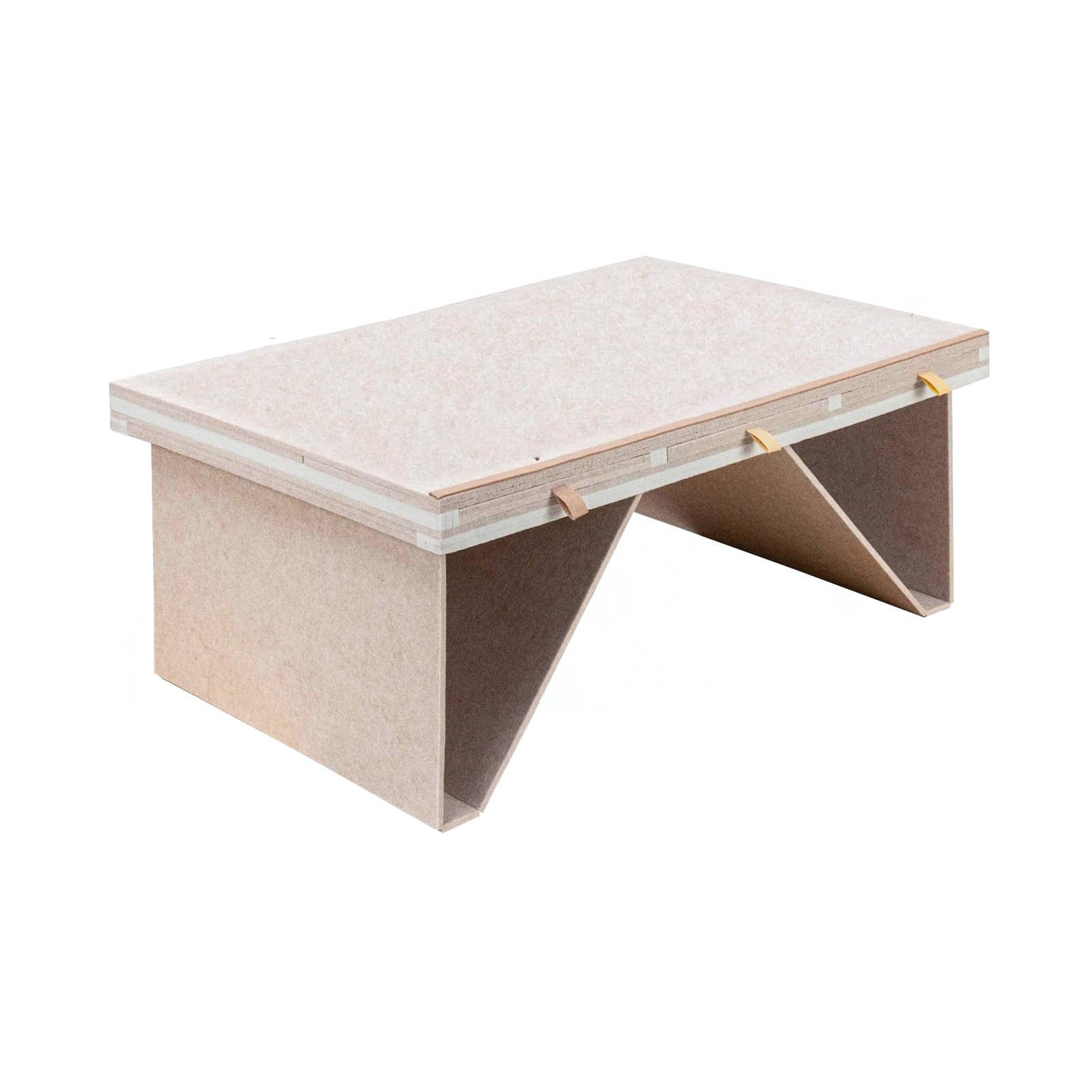 Kaeltsyn Portable Felt Craft Table with 3 Adjustable Tilts for Puzzles and Art Projects Storage Puzzles Planner