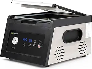 U.S. Solid Chamber Vacuum Sealer Ultra Series – Heavy Duty Vacuum Packing Machine for Wet & Dry Foods, Meat, Sous Vide, Commercial & Home Use