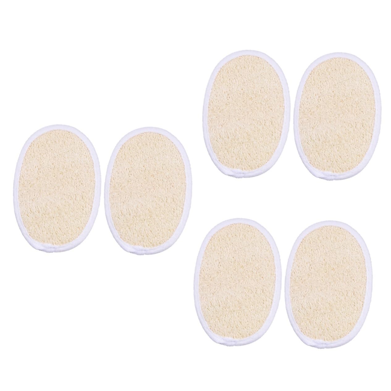 FRCOLOR 6piezas Esponjas De Natural Para Baño Exfoliantes y Ecológicos Para Limpiar y Suavizar La