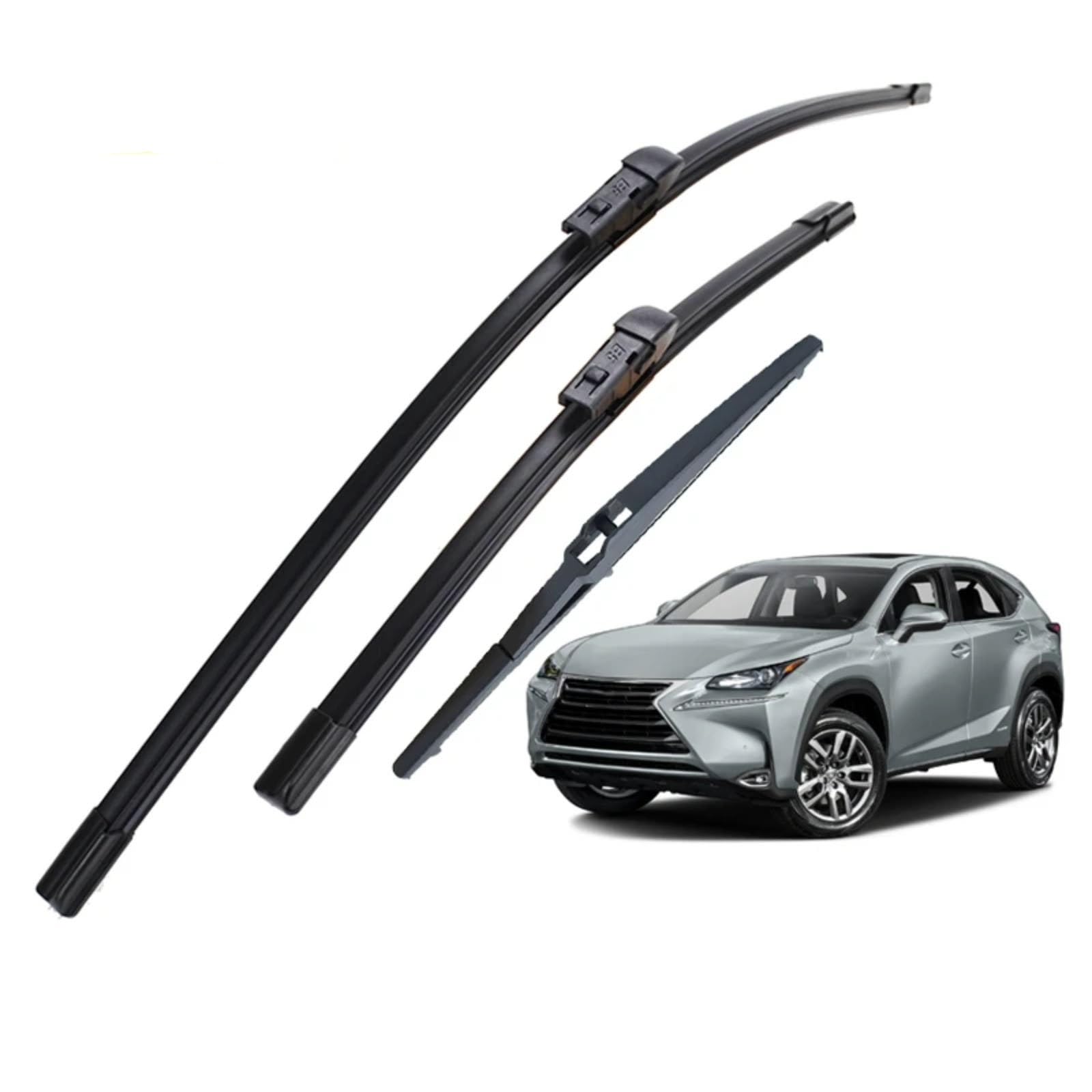 Escobilla Limpiaparabrisas Para Lexus Para NX200 NX200t NX300h 2014-2019 | Escobillas limpiaparabrisas delanteras y traseras piezas repuesto para coches 3 uds. 26" 16" 12"