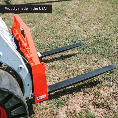 image for Titan Attachments UA USA Made Orange Pallet Fork Frame Attachment, 36�