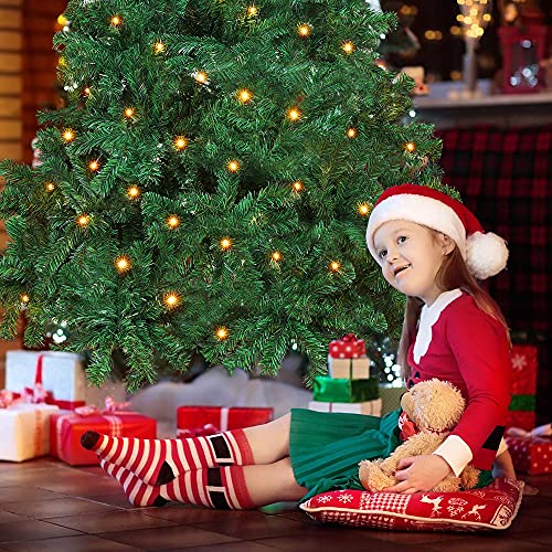 OUSFOT-Christmas-Tree-6ft-Realistic-Artificial-PVC-PE-815-Branches-Easy-Assembly-Foldable-Reusable-Metal-Stand-with-Xmas-Tree-Storage-Bag-Decoration-Indoor-for-Christmas