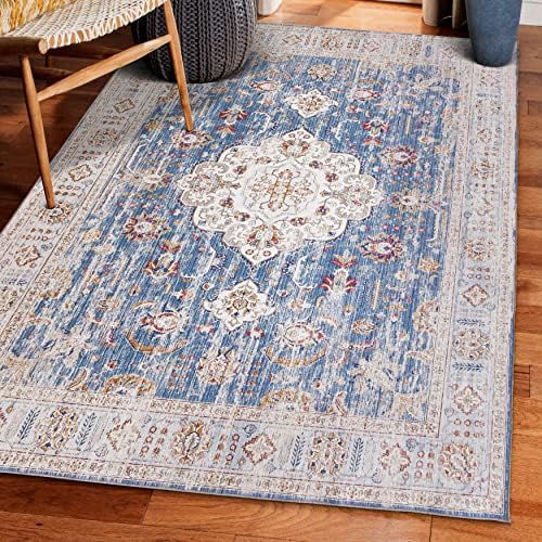 Amazon.com: ReaLife Rugs Machine Washable Rug - Stain Resistant, Non ...