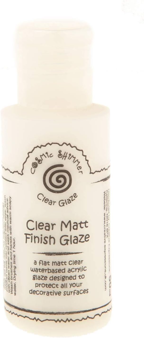 Cosmic Shimmer Clear Matt Finish Glaze, 100ml