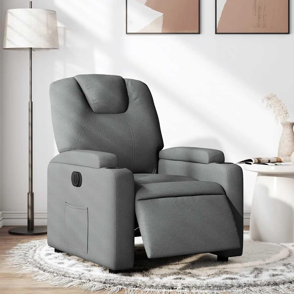 The vidaXL Electric Recliner Chair in a living room setting.