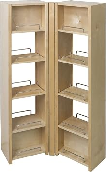 Hardware Resources PSO45 Pantry Swing Out Cabinet, Maple