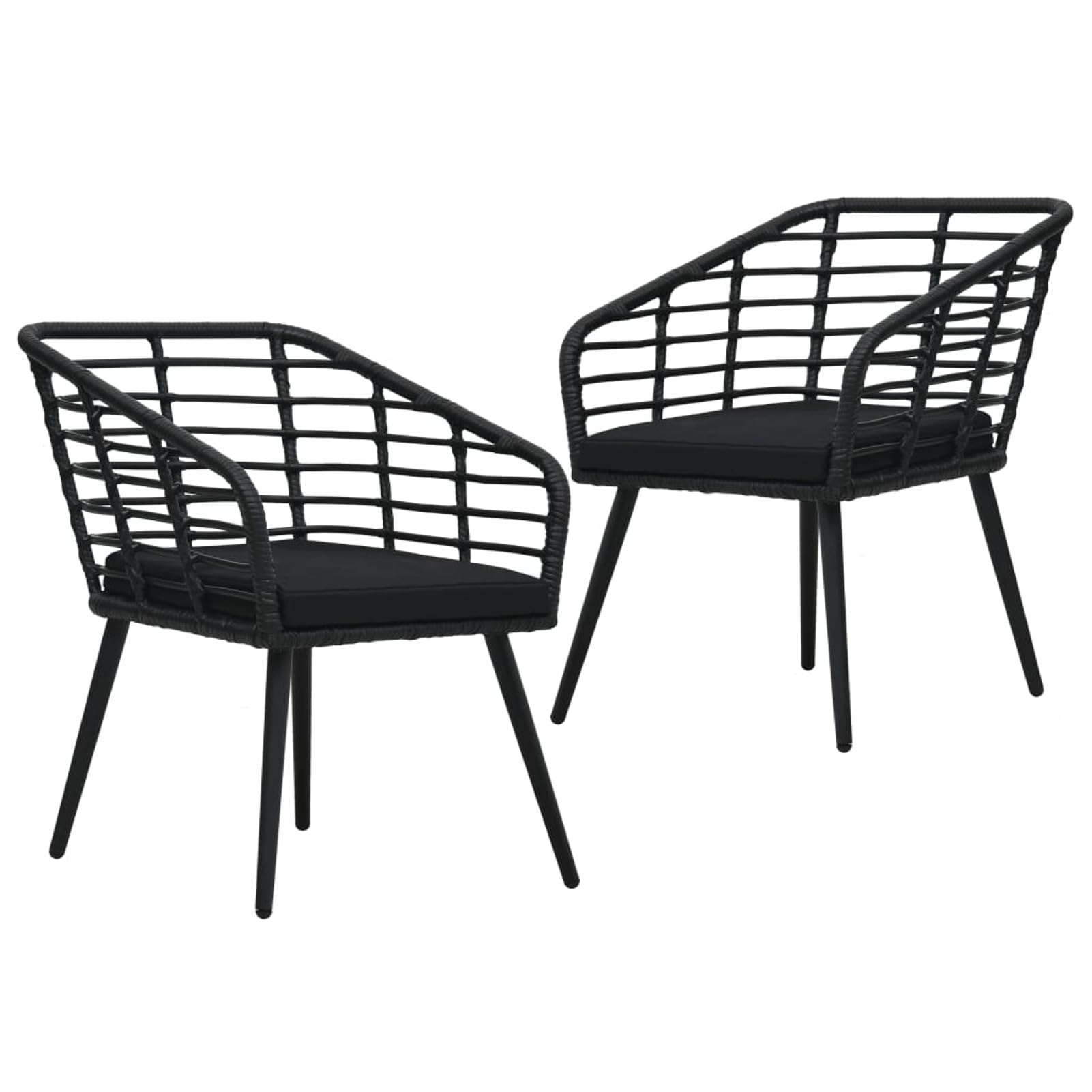 Chaises de jardin exterieur en résine tressée pour vos repas d'été sur la terrasse