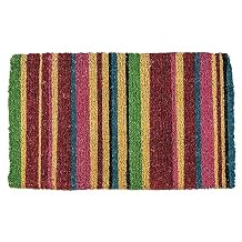 Notrax, Stripes, Handmade Natural Coir Doormat, 0.5" Thick Entry Mat for Indoor or Outdoor Use, 18"x30", C11 C11S1830ST