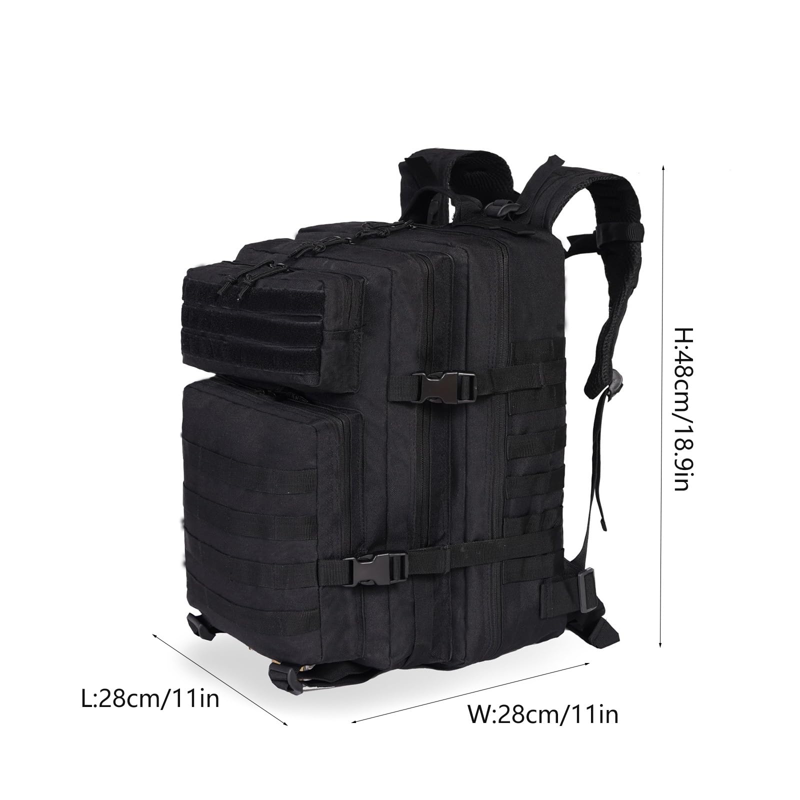 Lawaia 50l Sac à Dos Voyage Loisir, Sac à Dos Pour Moto Trekking RandonnéE Camping PêChe Escalade Alpinisme Ou Utilisation Quotidienne