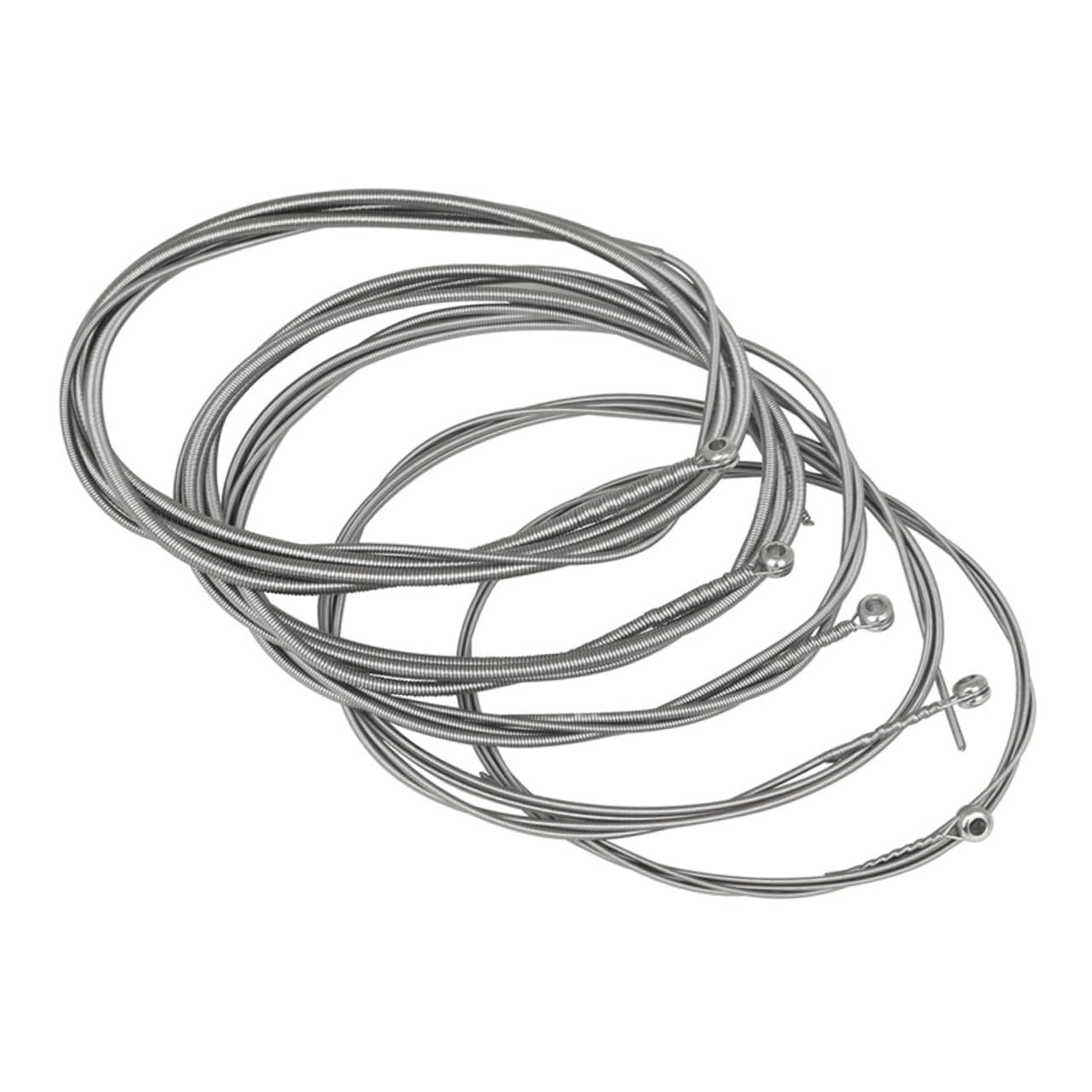 5pezzi Corde Per Basso Elettrico Nichelato Da Lega Ad Alta Carbonio Accessori Per Strumenti Musicali Resistente All Usura e Facile Da Usare