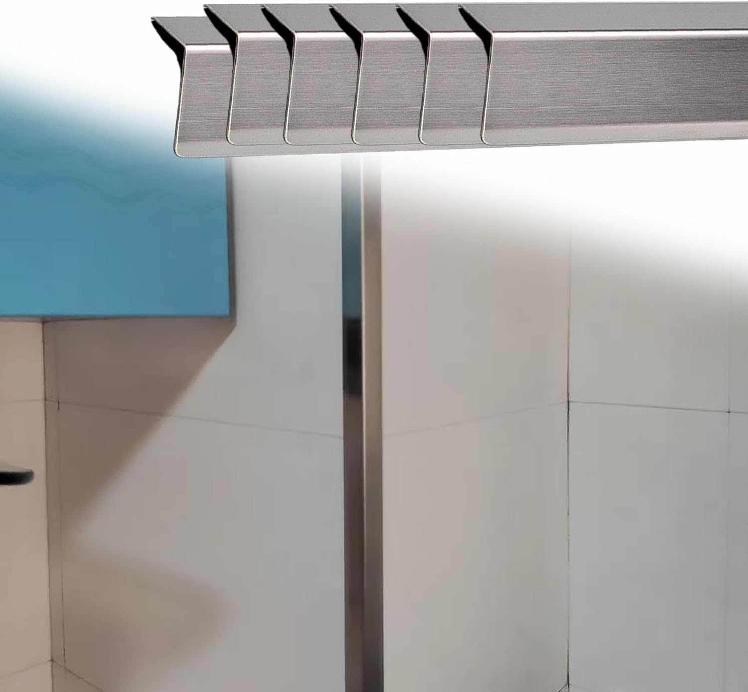 2 Inch Width Corner Guards for Wall Edge Protector, Stainless Steel 89 Degree Edge Protectors Strips for Kitchen/Corner Molding Trim Decorative(6 PCS,L 84 in)