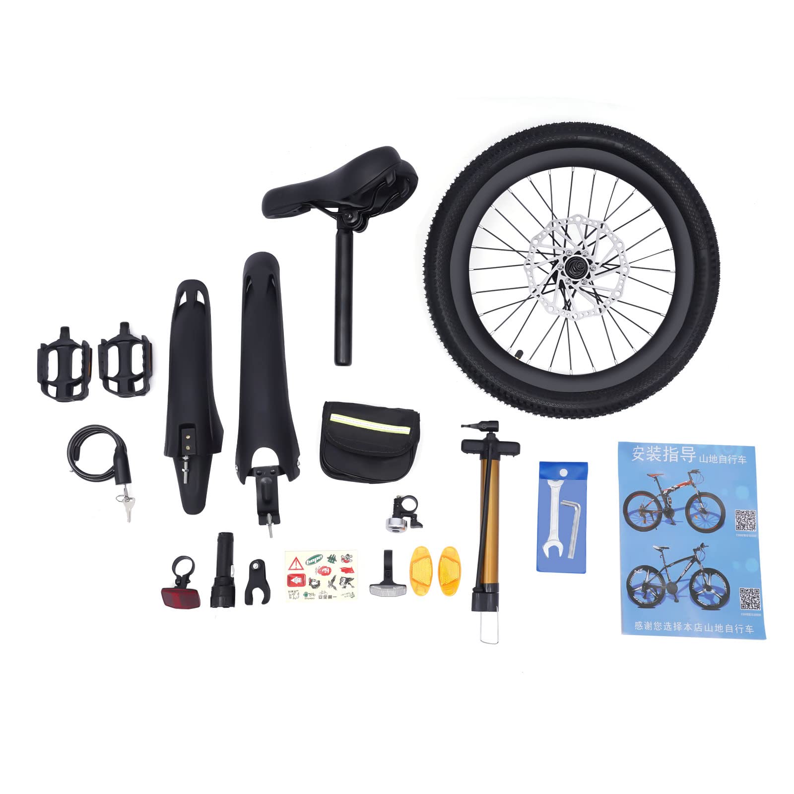 Vélo Enfant 14 Pouces NadineDutol - Avec Roues Stabilisatrices - Pour 3 à 6 Ans - Acier Carbone - 4 Couleurs