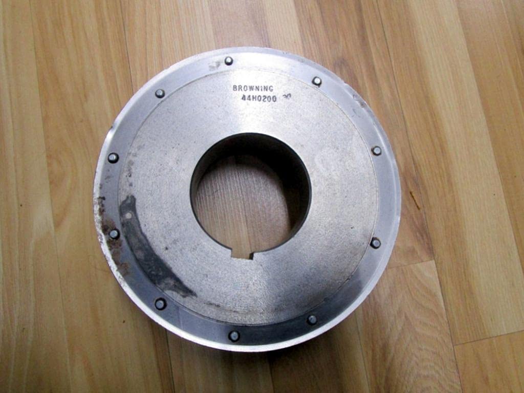 Browning 44HQ200 Steel Stock Gearbelt Pulleys with Split Taper Bushings for H200 Belts, 1/2" Pitch, 2" Wide