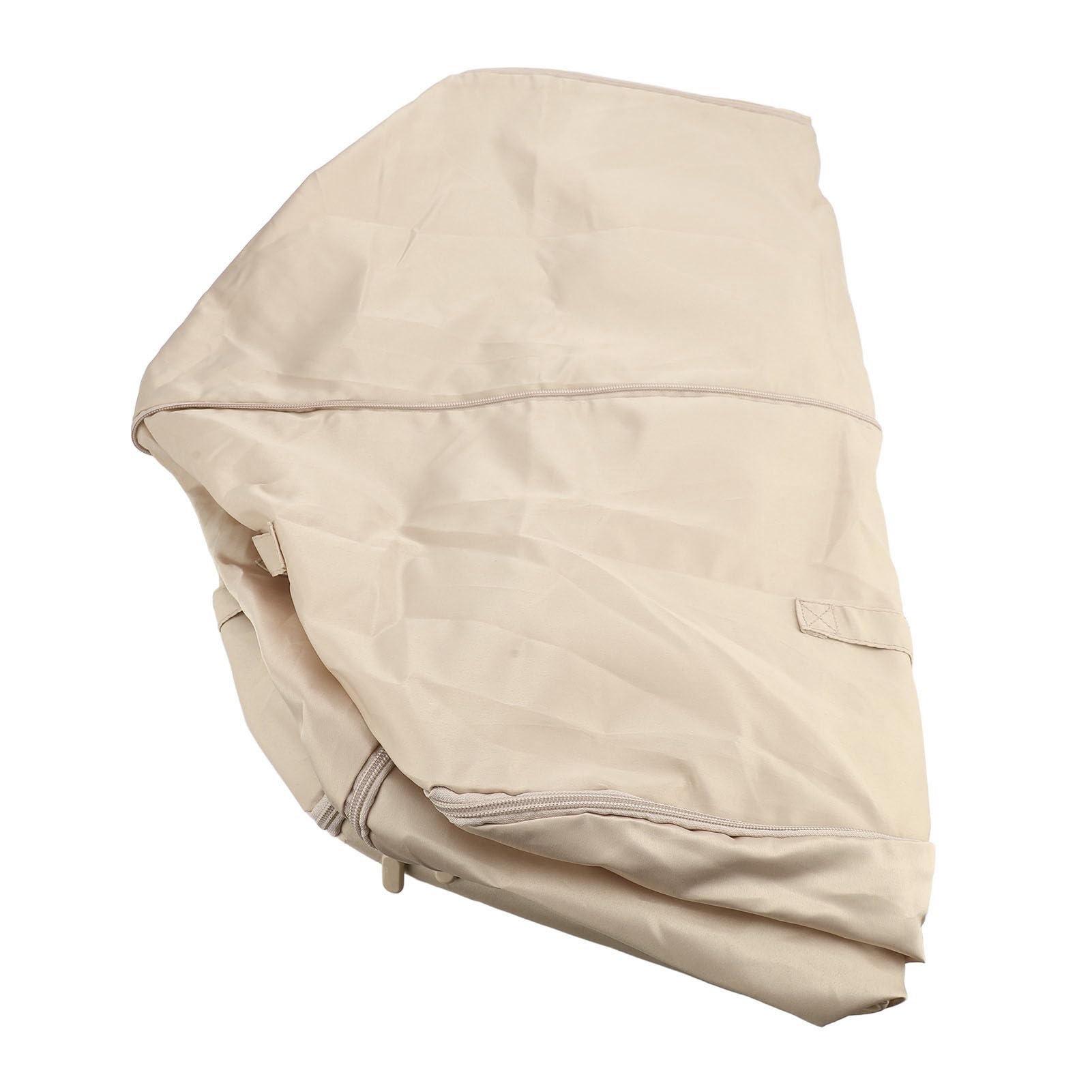 Sacchetto di immagazzinaggio vestiti stagionali, Porta Abiti Grande capacità con Manico Rinforzato, Organizzatore Pieghevole Traspirante con Cerniera in Acciaio Inossidabile 70x50x30 cm Blu Scuro