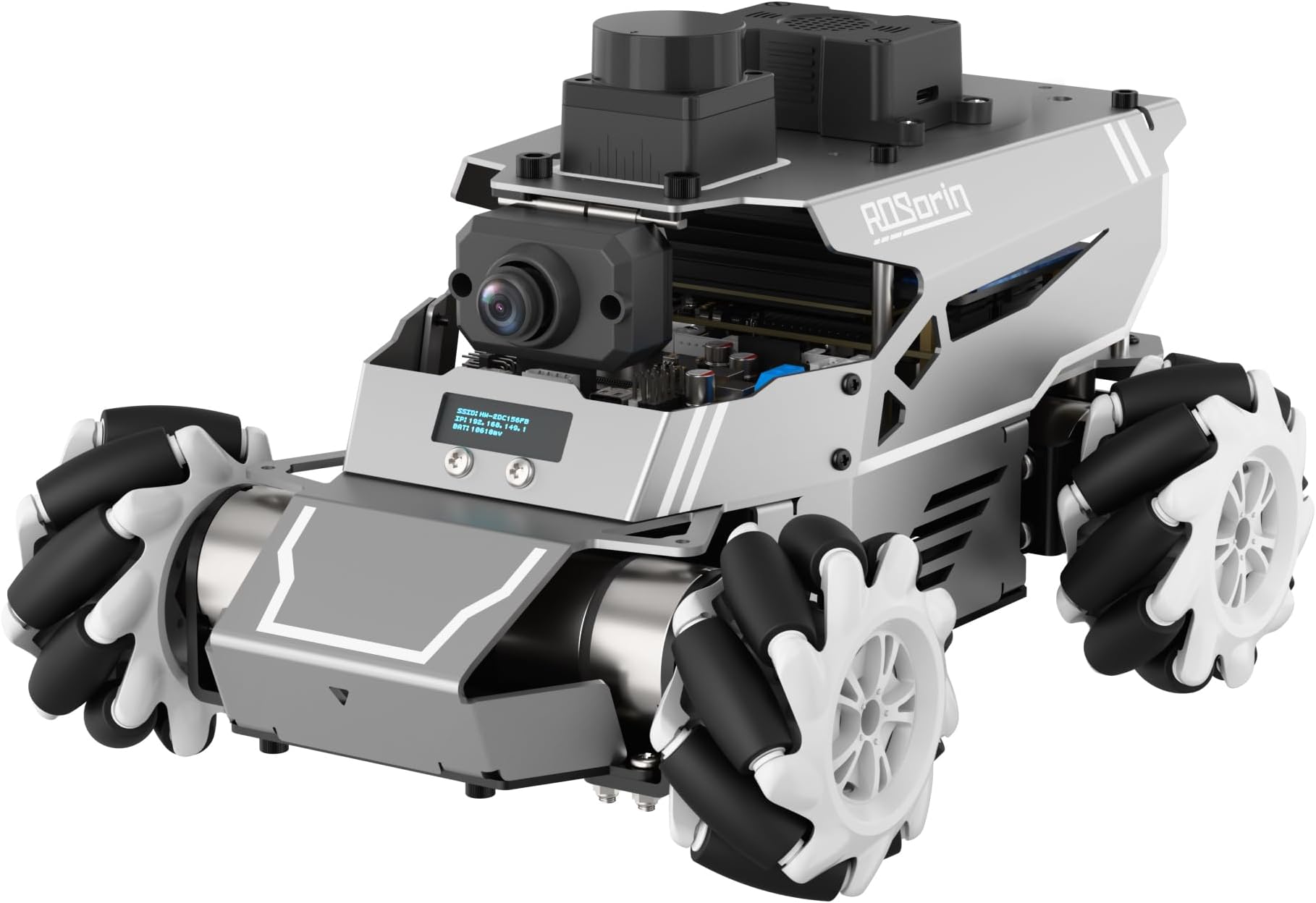 ROS2 Robot Car for Jetson RPi Gemini ChatGPT Large AI Models Depth Camera SLAM Mapping Autonomous Driving Programming Education Smart AI Robotic Car, ROSOrin Starter Kit & Jetson Nano 4G