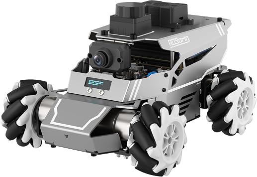 ROS2 Robot Car for Jetson RPi Gemini ChatGPT Large AI Models Depth Camera Lidar SLAM Mapping Autonomous Driving Programming Education Smart AI Robotic Car, ROSOrin Starter Kit & Jetson Orin Nano 8G