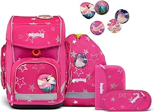 ergobag Cubo Schoolbag Set 5-Piece Star Magic Bear