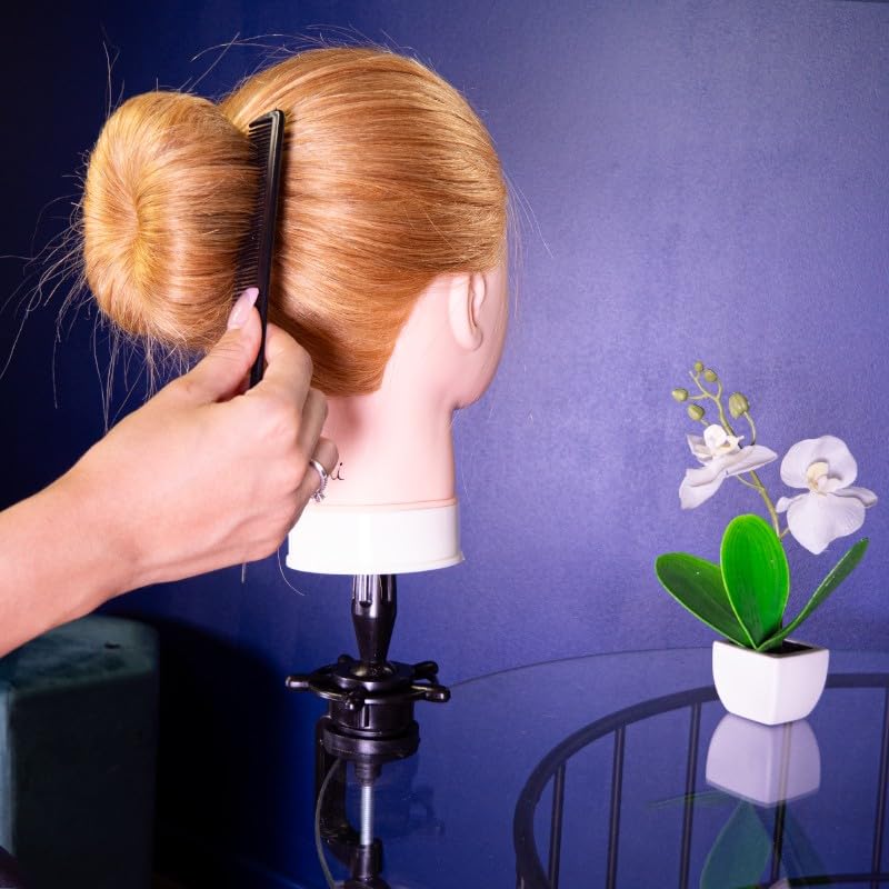 YOGHI Tête à Coiffer avec Chevelure Naturelle Hair Design