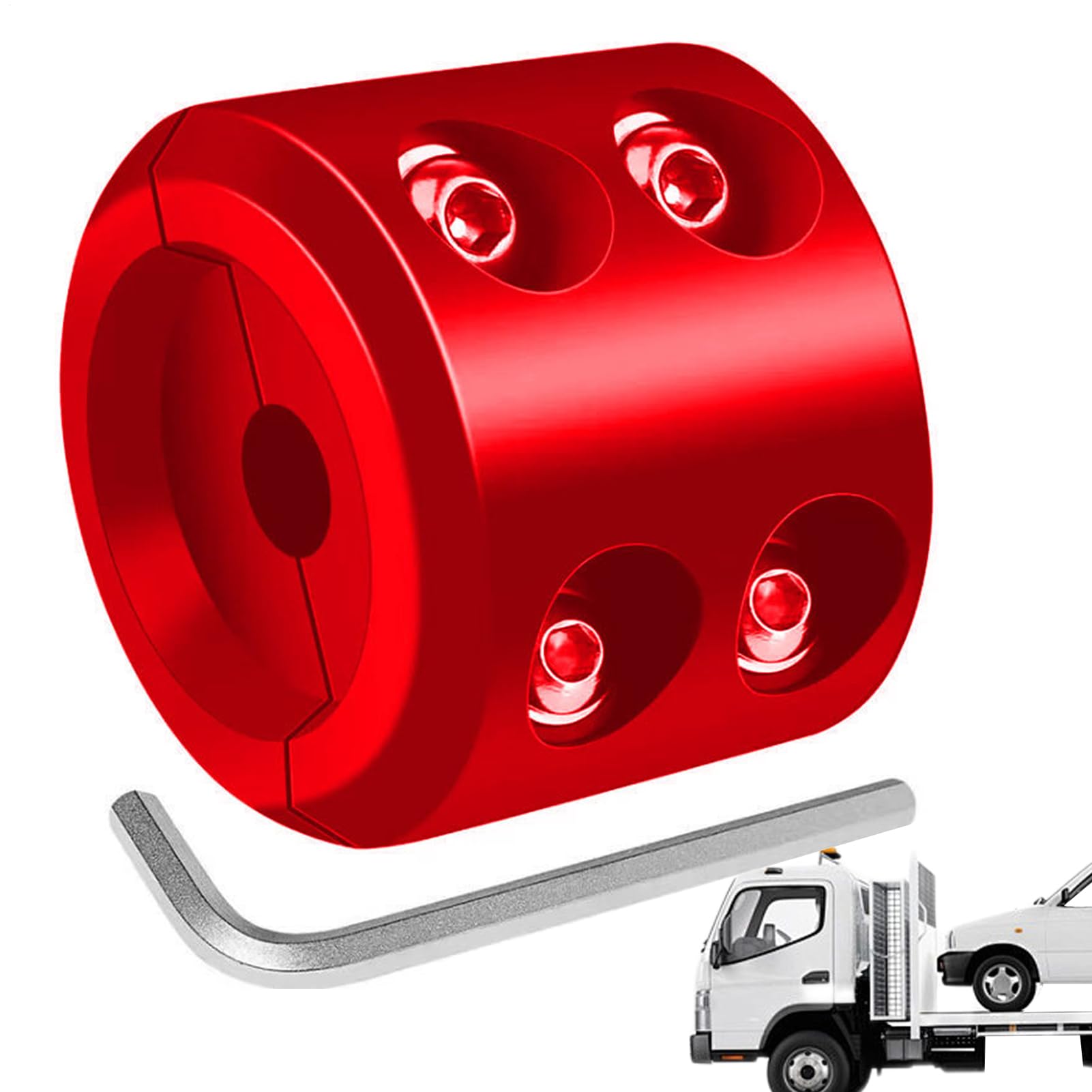 Rubber Winch Hook Stopper – Cable Protector, Wire Guard, Synthetic Rope Safety, Car Accessory | Off Road Towing Hooks Gadget for Vehicle Modification, Winches Cables Protection, Outdoor Adventure