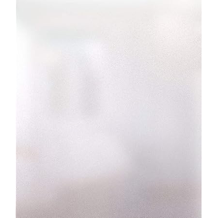 rabbitgoo Frosted Window Film Privacy Window Film Non-Adhesive Anti-UV Static Glass Window Stickers for Home Bedroom Bathroom 44.5X300CM