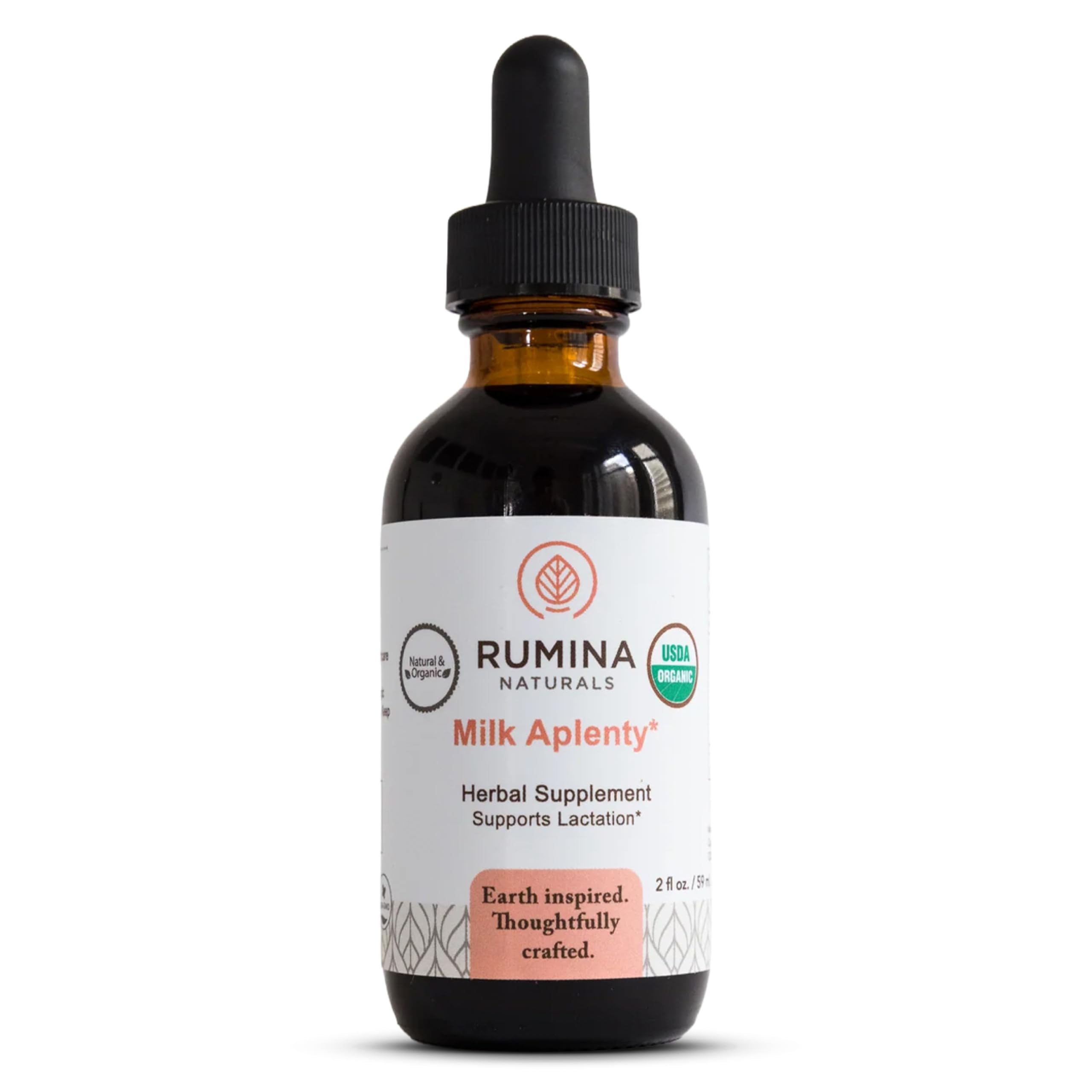 Rumina Naturals Suplemento Fitoterápico para Lactação com Shatavari, Moringa, Cardo-Mariano e Verbena 60 mL