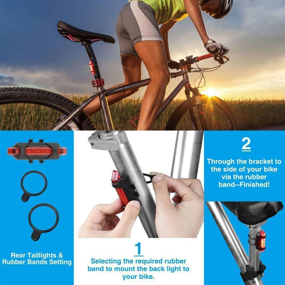 Lampe Frontale Adventure Light Lampe Frontale LED Rechargeable USB-C - 4 Pièces - Super Lumineuse 230° - Pour Randonnée Et Travail étanche IPX5