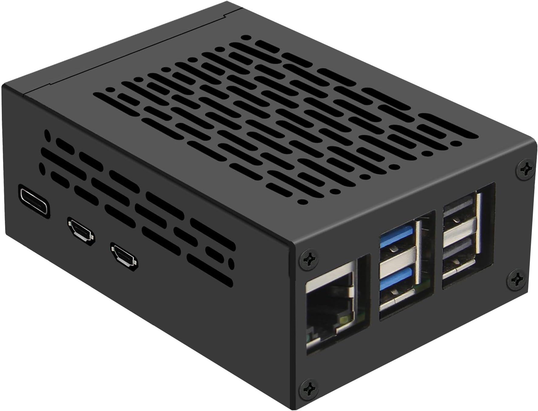 PCIe Metal Case P580-V2 for X1005 & Raspberry Pi 5 & Active Cooler