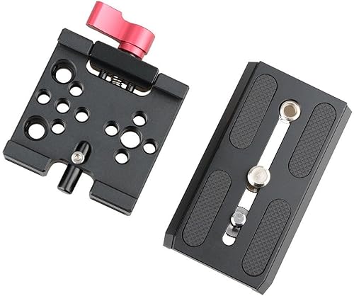 Miniatura 3 de CAMVATE Placa base de liberación rápida compatible con trípode Manfrotto 501/504/577 accesorio estándar - 1419