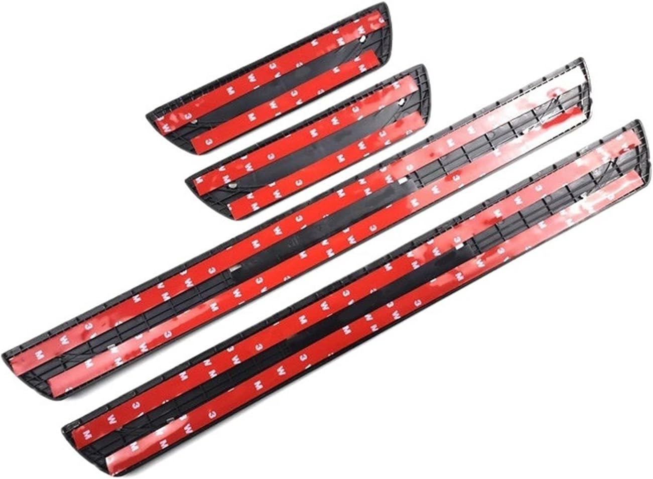 Kick Panels 4PCS Plastic Stainless Steel 2016-2019 Fit for Nissan Fit for SENTRA Car Door Sill Pedal Welcome Scuff Plate Decorative Sequin Cover Car Door Sill Pedal