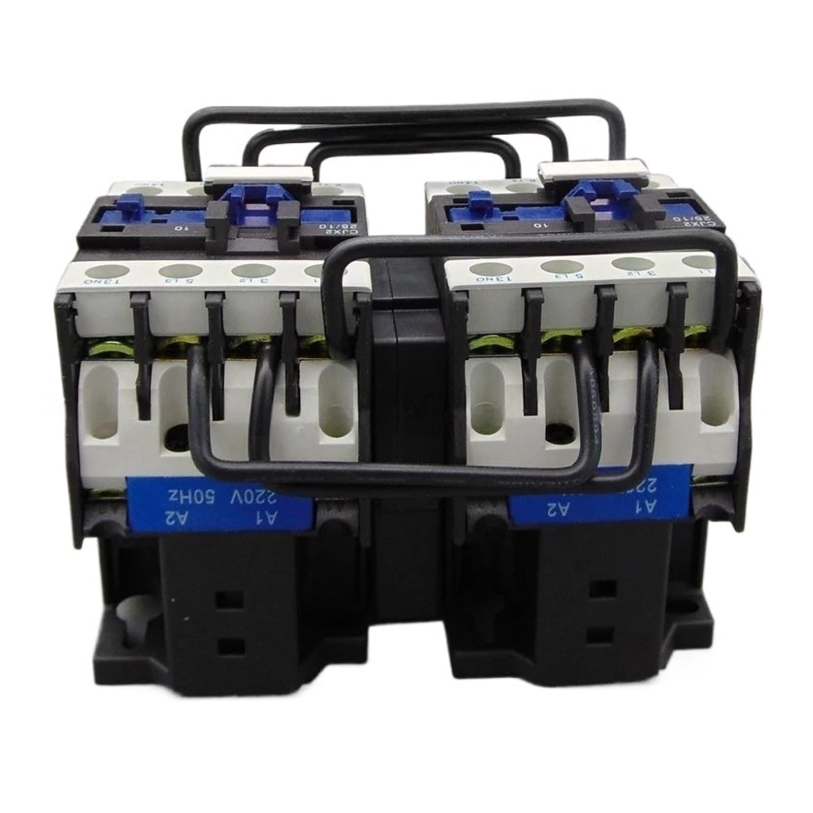 Contacteur Inverseur CJX2-1210N, Tension De Verrouillage Mécanique 380V 220V 110V 36V 24V Consommation Puissance Faible Contacteur Ménage(AC 110V)