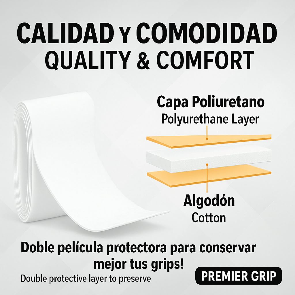 Grip Perforado Padel Overgrip Paquete 6/12 Unidades Antideslizante Absorción Sudor