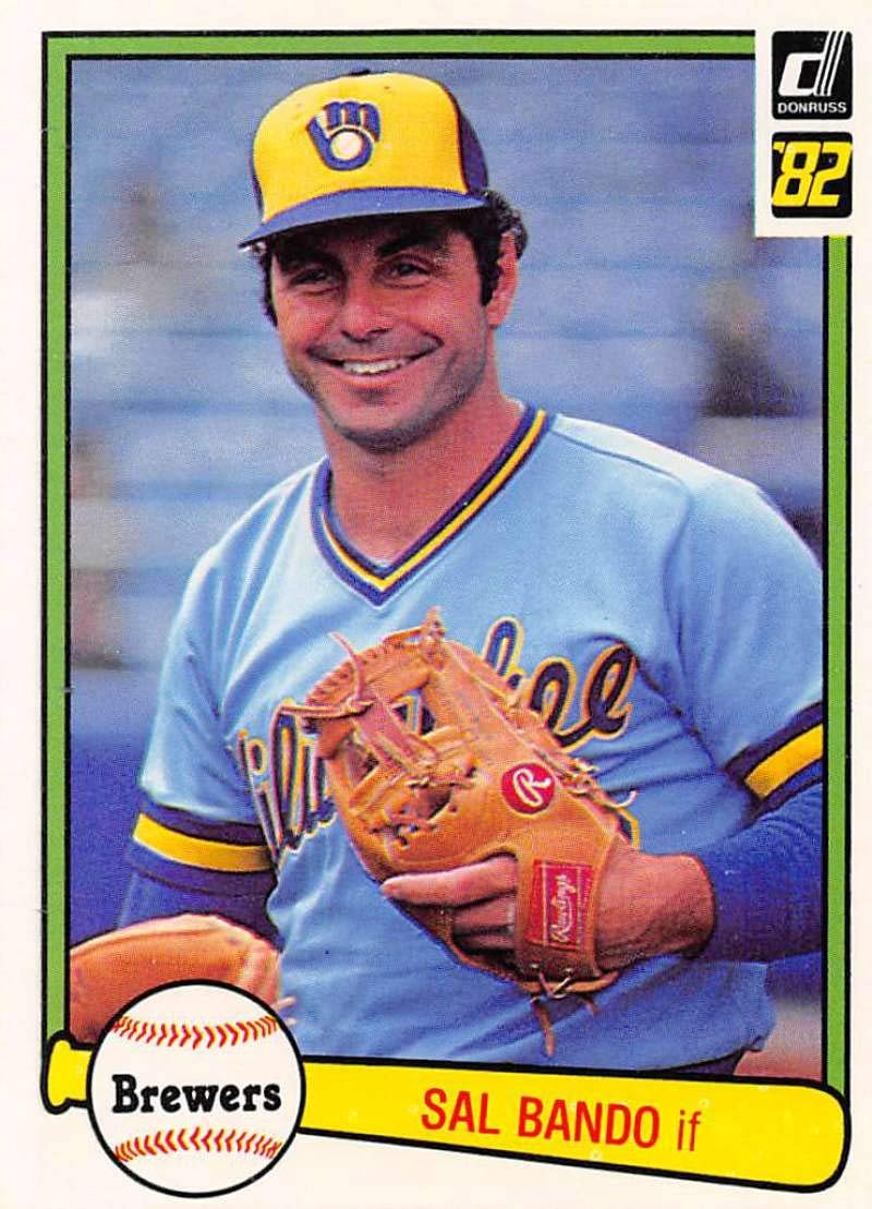 Amazon.com: 1982 Donruss Baseball #592 Sal Bando Milwaukee Brewers