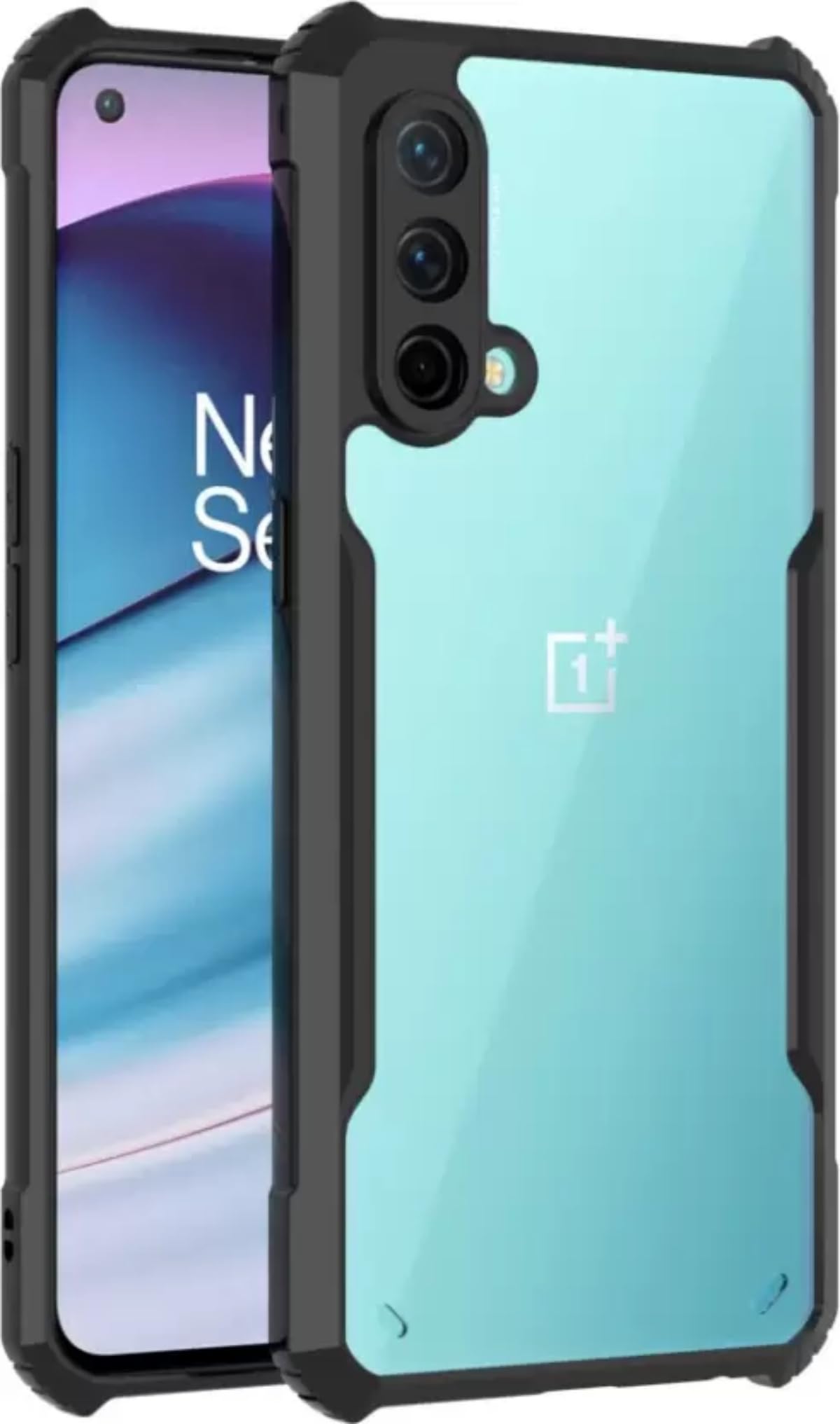 SHINESTAR OnePlus Nord CE 5G (2021) Back Cover Case | Ultra Thin 360 Degree Protection Crystal Clear Tranparent Bumper Back Cover Case for OnePlus Nord CE 5G (2021) - Black (B0993RNRCC) Amazon Price History, Amazon Price Tracker
