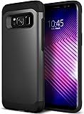 Caseology Funda Galaxy S8, [Serie Legion] Proteccion Resistente Protector Delgado Robusto y Acorazado de Doble Capa [Gunmetal] para Samsung Galaxy S8 (2017)