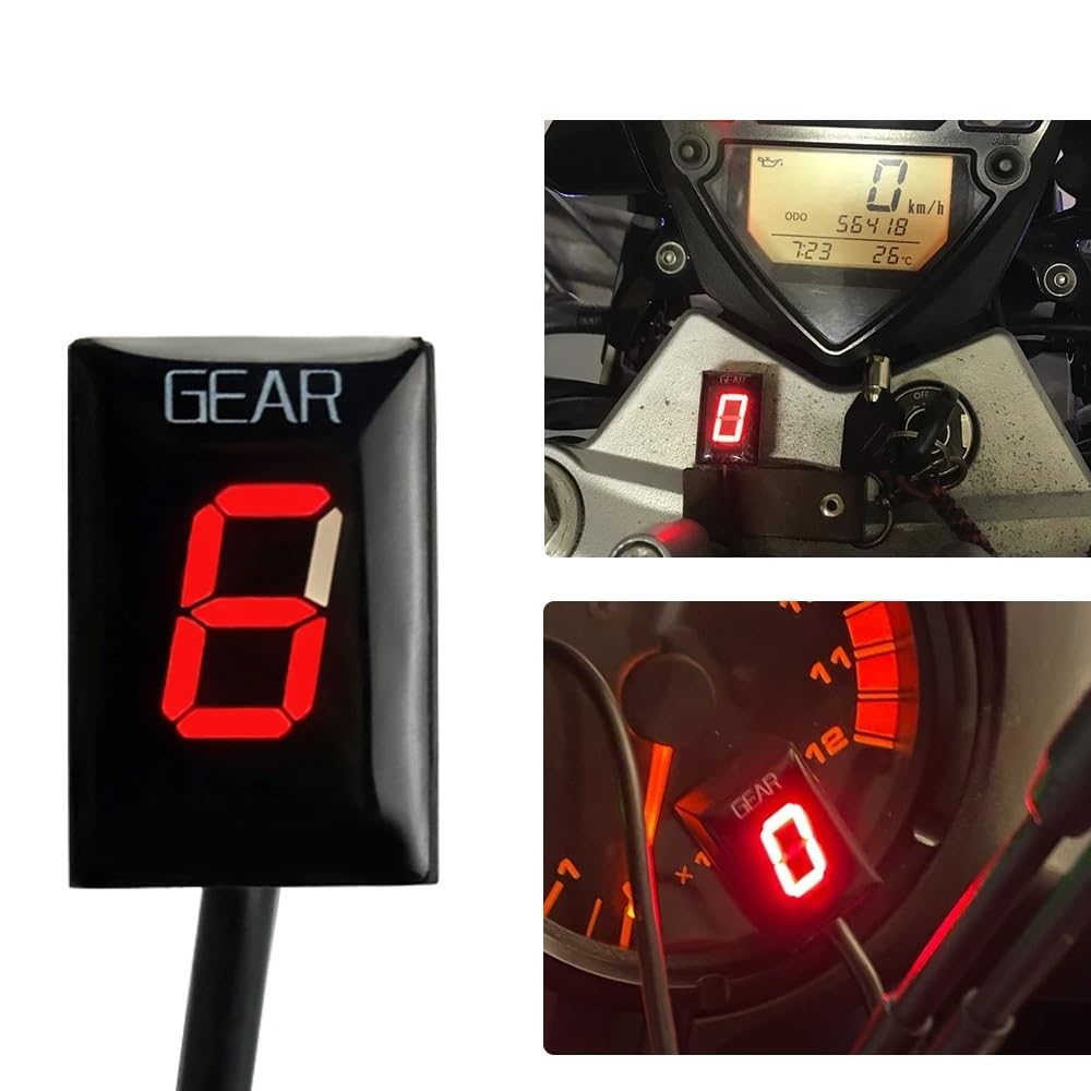 HRTLSS Indicador Marcha Digital Indicador De Marcha De Motocicleta para Boulevard C50 C90 M50 M90 M109R M109 R R2 Medidor De Velocidad Y Pantalla De Marcha