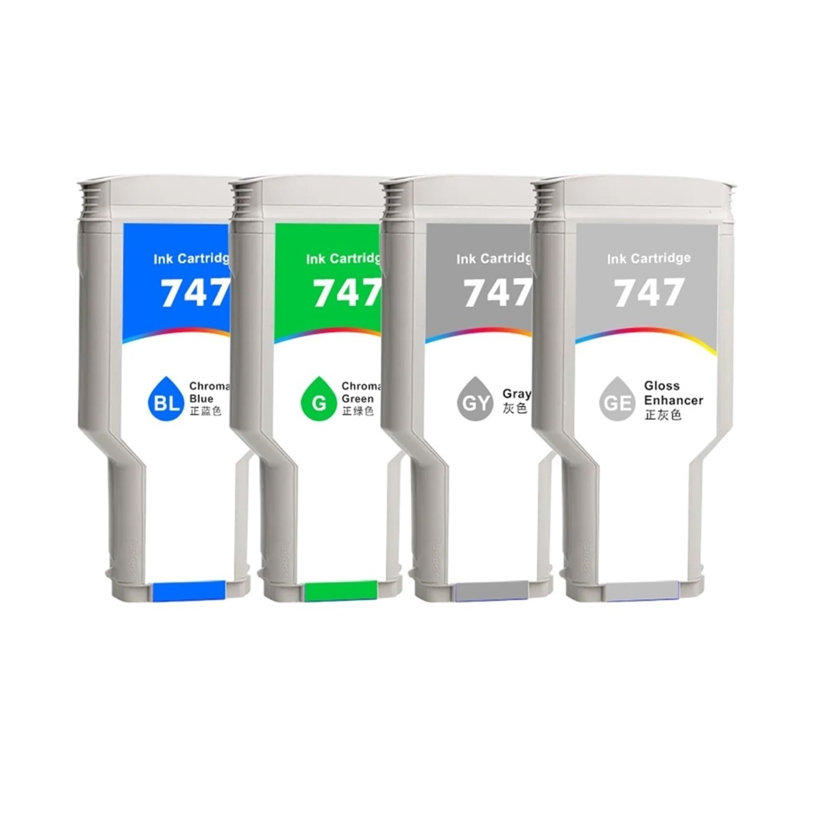 Cartuccia d'inchiostro 747 da 300 ml, compatibile for HP | Stampante Z6 Z9, P2V84A P2V85A P2V86A P2V87A