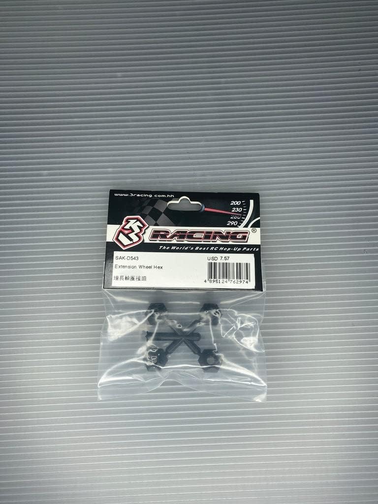 Extension Wheel Hex / 3Racing / SAK-D543