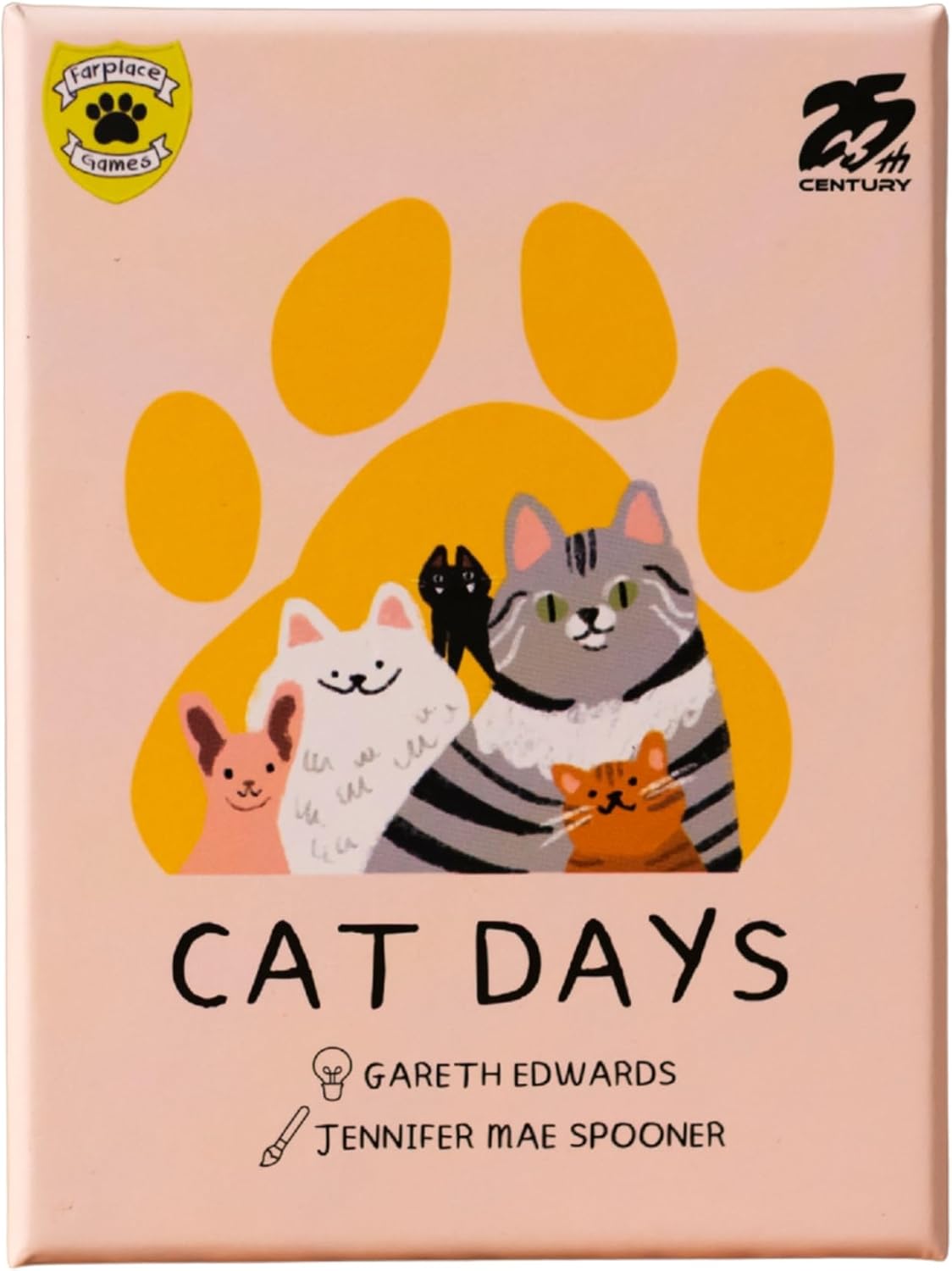 25th Century Games Cat Days Card Game – Valentine’s Day Game for Couples and Cat Lovers – Cozy Two Player Strategy Game with Cute Cat Art – Ages 6+