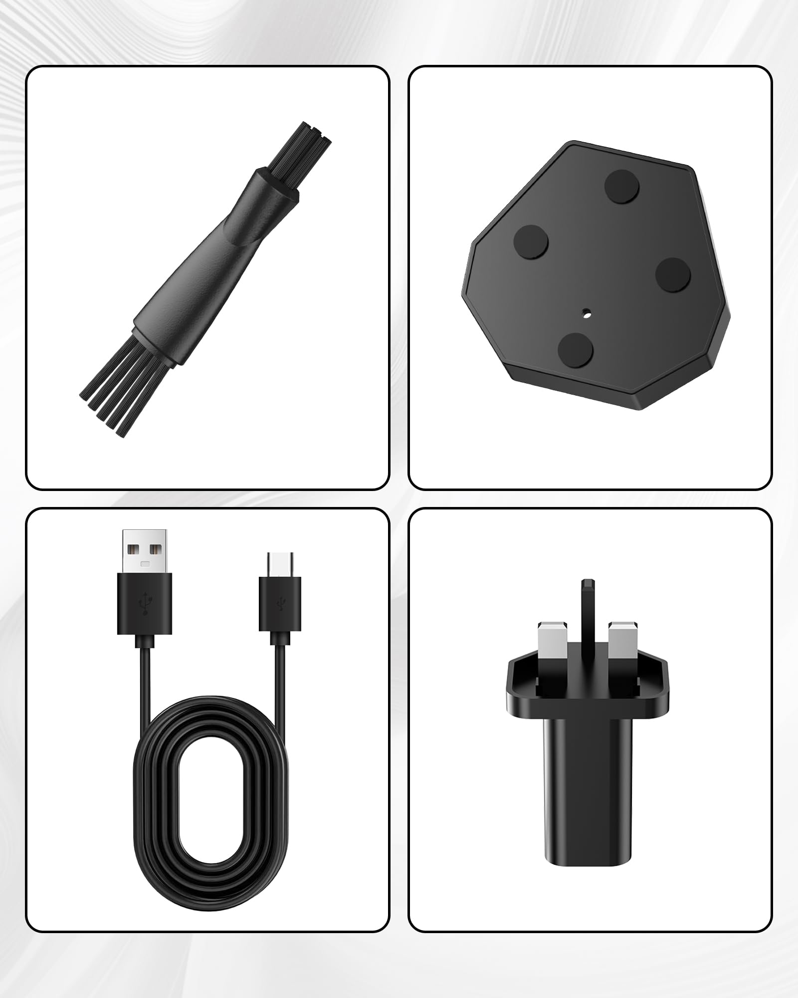 Base de carga para cortacésped Manscaped 4.0, cargador eléctrico de corte de pelo de ingle con cable de 5 pies