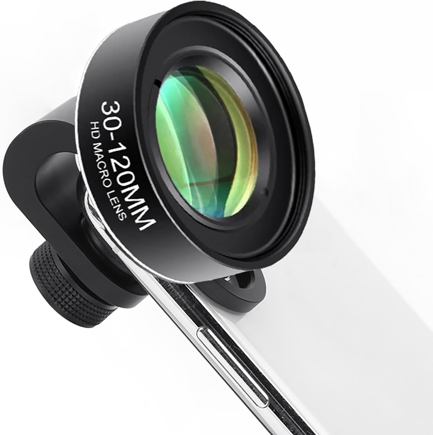 Professional 10X Macro Lens for Smartphones, 4K Ultra HD Glass Lens with Universal Clip, Lens Caps & Carrying Case, Fits iPhone, Samsung, Pixel, Android Phones
