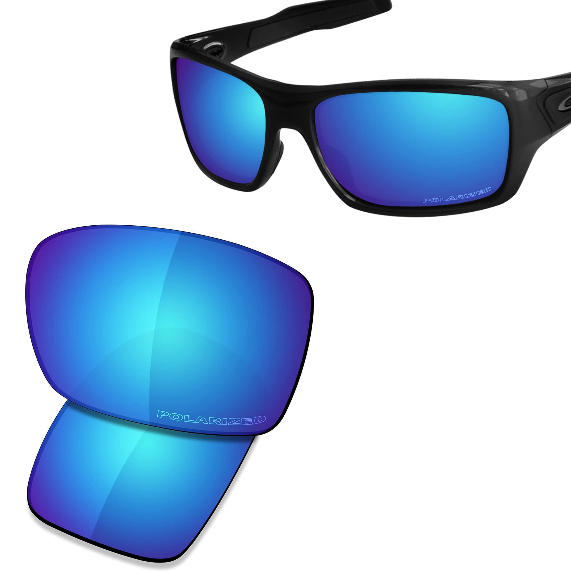 SAUCER Lentes de repuesto prémium para gafas de sol Oakley Turbine OO9263