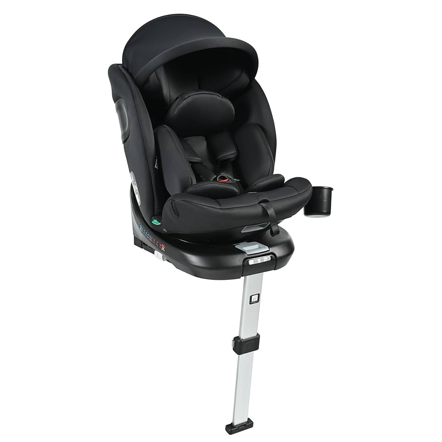 チャイルドシート 新生児〜12歳頃 360°回転+ISOFIX+サポートレッグ 最大五年保障☆R129適合 チャイルドシート 新生児 ISOFIX 0歳