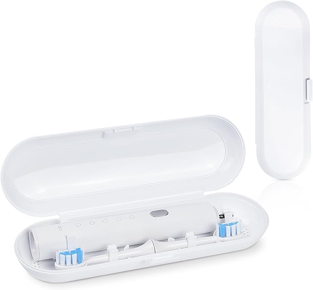 URAQT Etui Szczoteczka do zębów, Elektryczny plastikowy uchwyt Elektryczny Szczoteczka do zębów Elektryczna Szczoteczka Do Zębów Elektryczna Szczoteczka Do Zębów, Biały#n, Obudowa