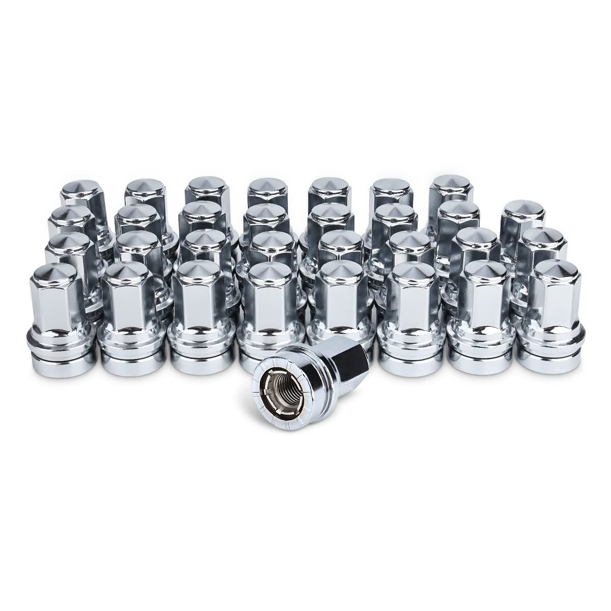 Amazon.com: 32 Pcs M14x1.5 Lug Nuts, Chrome Wheel Lugnuts