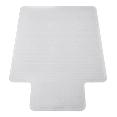 Amazon Basics Office Chair Mat for Low Pile Carpeted Floors with Lip, 36" x 48", Clear