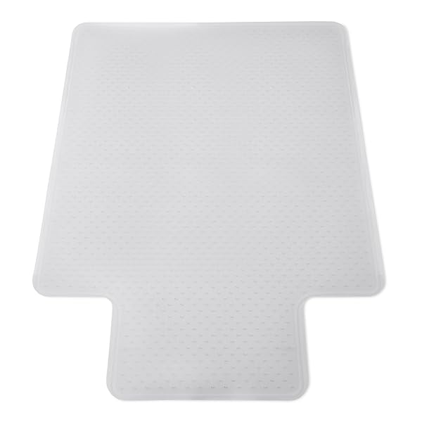 Amazon Basics Office Chair Mat for Low Pile Carpeted Floors with Lip, 36" x 48", Clear