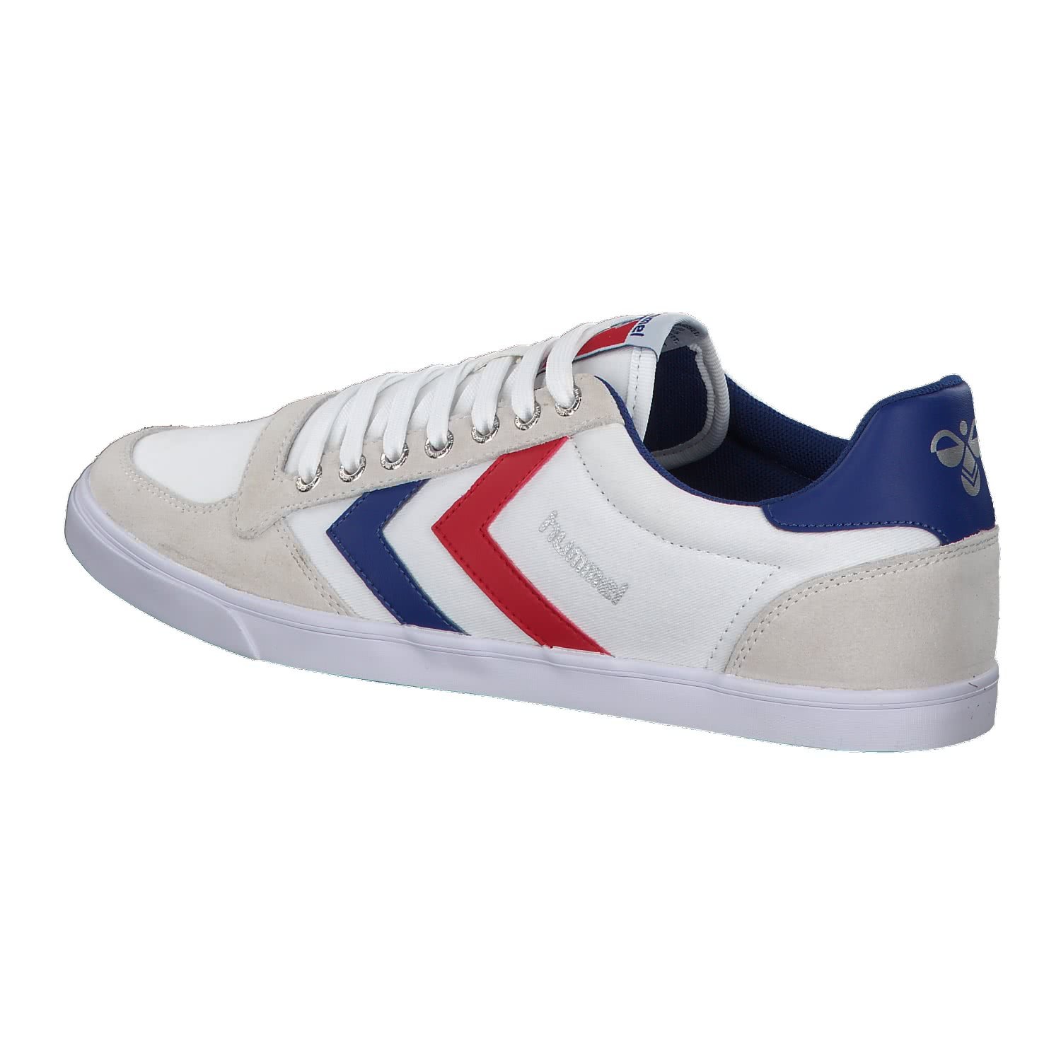 hummel Unisex Slimmer Stadil Low Sneaker, White, Size 44