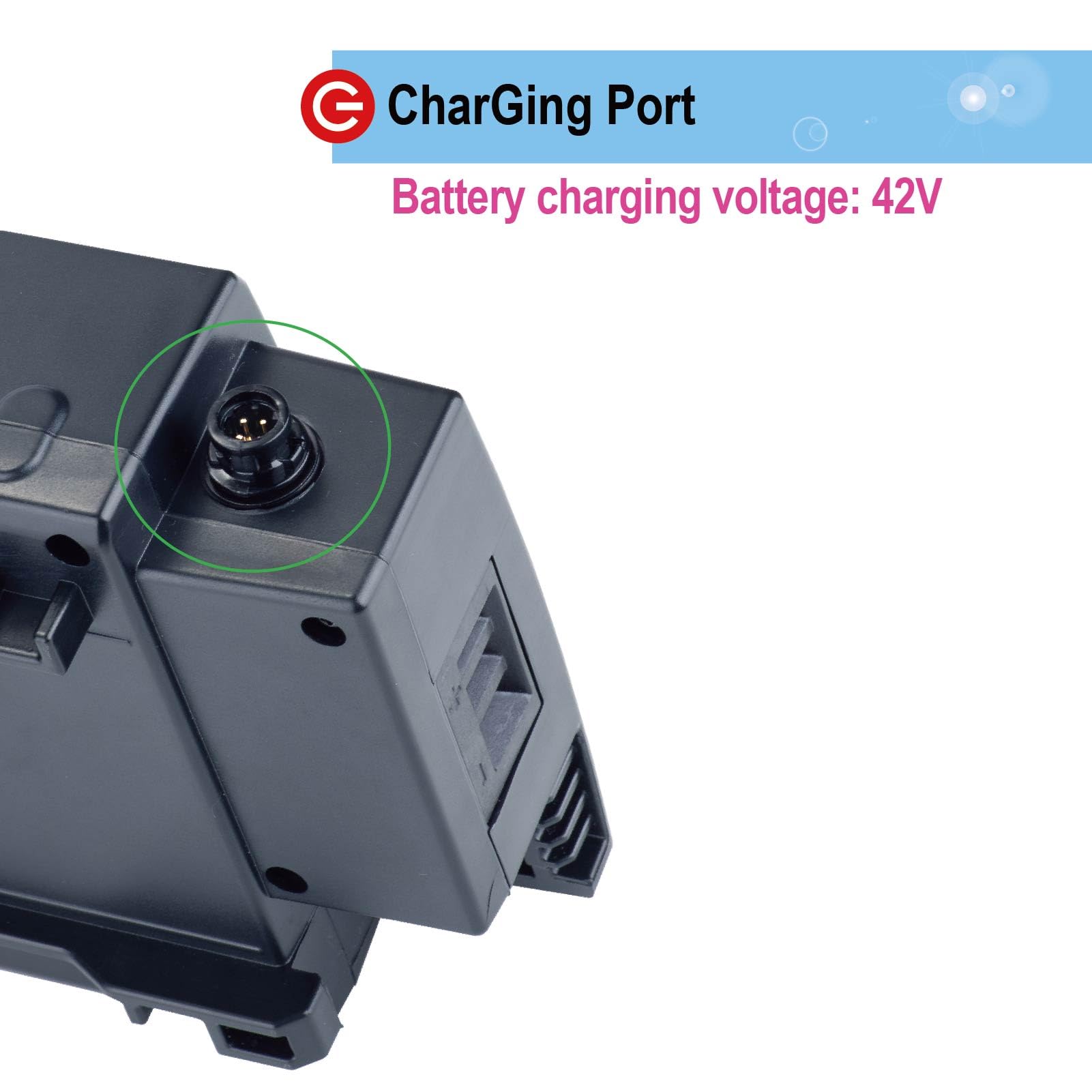 Batteria Ebike 36 V 17 Ah agli ioni di litio di ricambio per Yamaha Haibike, per Winora, per Batavus ecc.