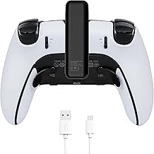 PS5 DualSense Edge Controller Battery Pack, 3500mAh Fast Charging, Portable Wireless Charger - Rechargeable Battery Pack for PlayStation5 DualSense Edge Controller, Extra Battery Life, Ps5 Accessories